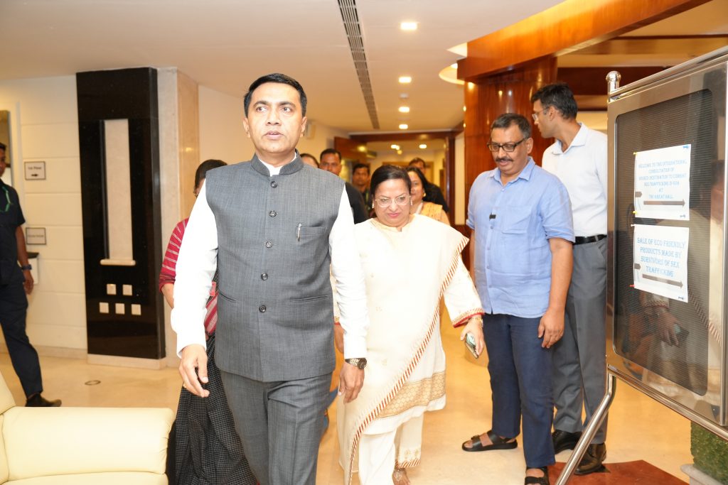 Arrival of Hon’ble CM Dr. Pramod Sawant for the Source Destination Consultation 2024